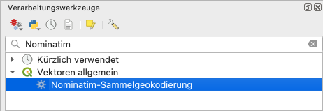 verarbeitungswerkzeuge in qgis